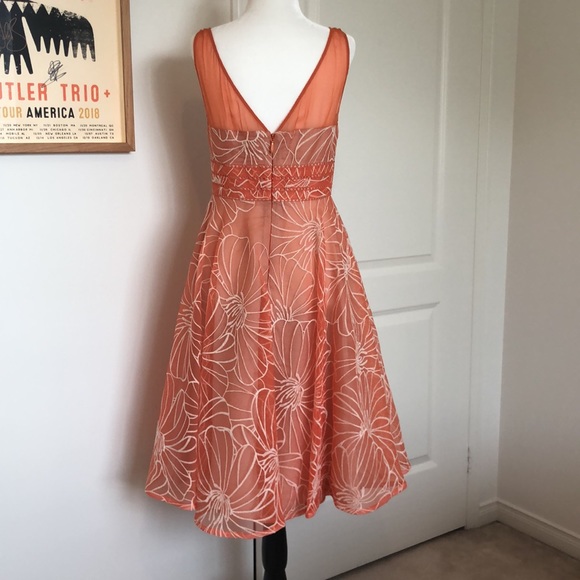 Anthropologie floral tea length dress - Picture 5 of 6